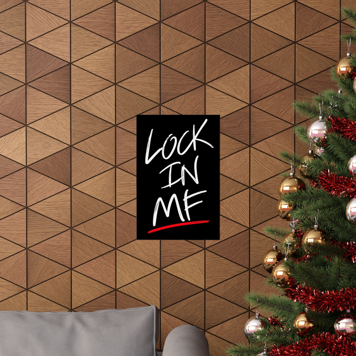 Lock In - Motivational Wall Art | Matte Poster