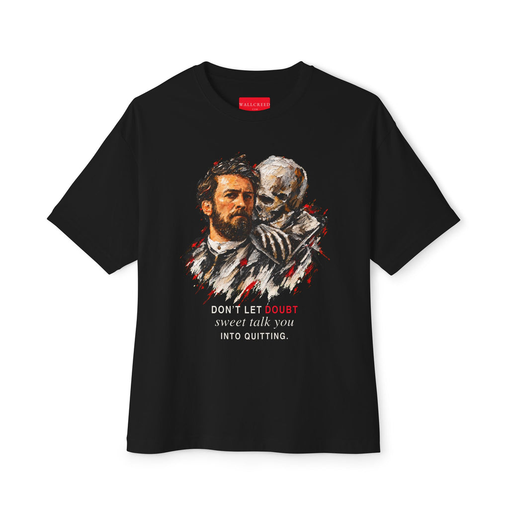Don't Let Doubt | Heavyweight Tee (Front + Back)