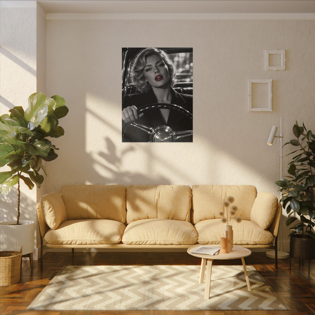 Night Drive - Bedroom Wall Art | Canvas