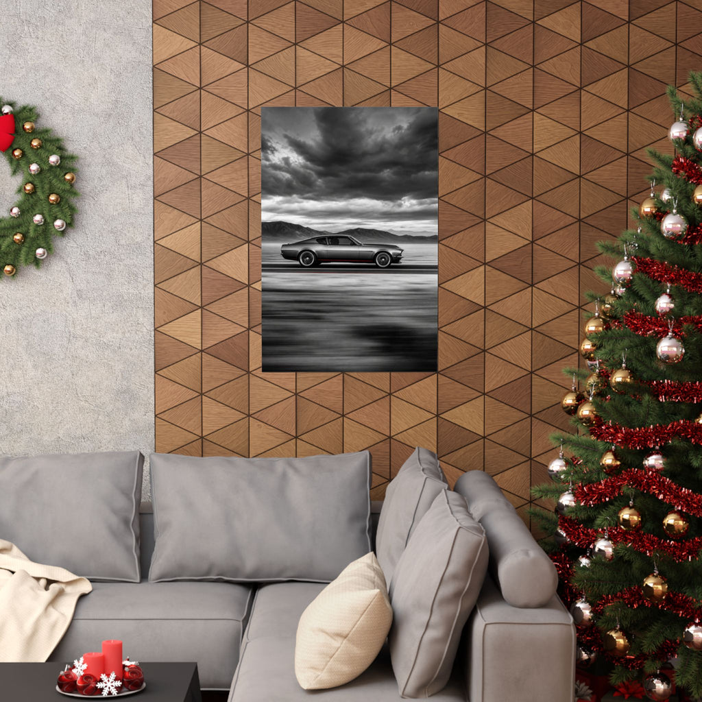 Open Road Velocity - Muscle Car Wall Art | Matte Poster
