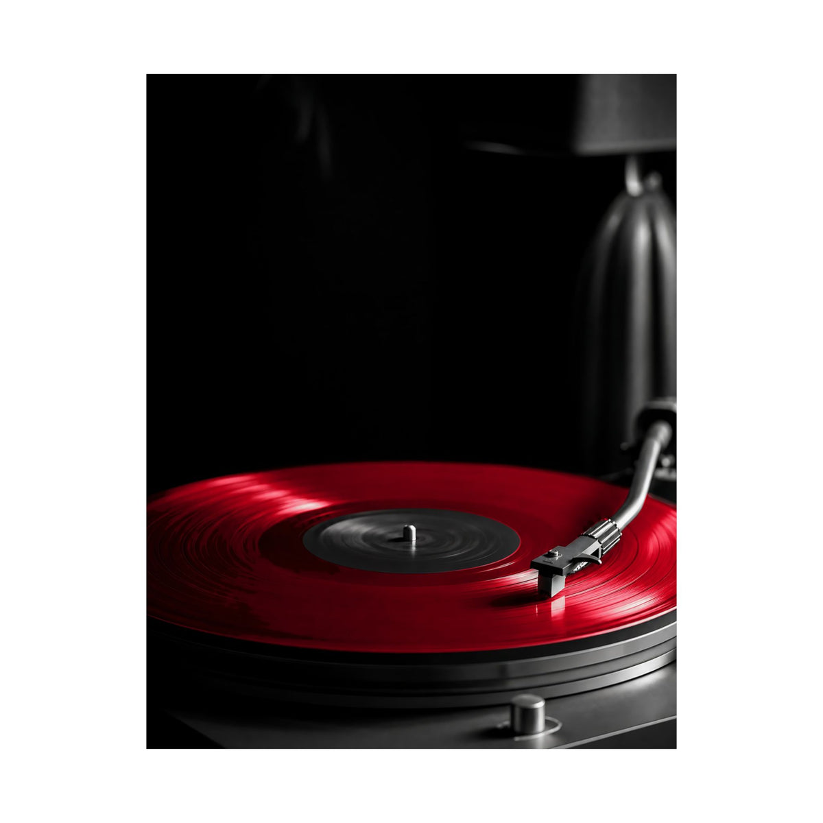 Red Vinyl - Mens Office Wall Art | Matte Poster