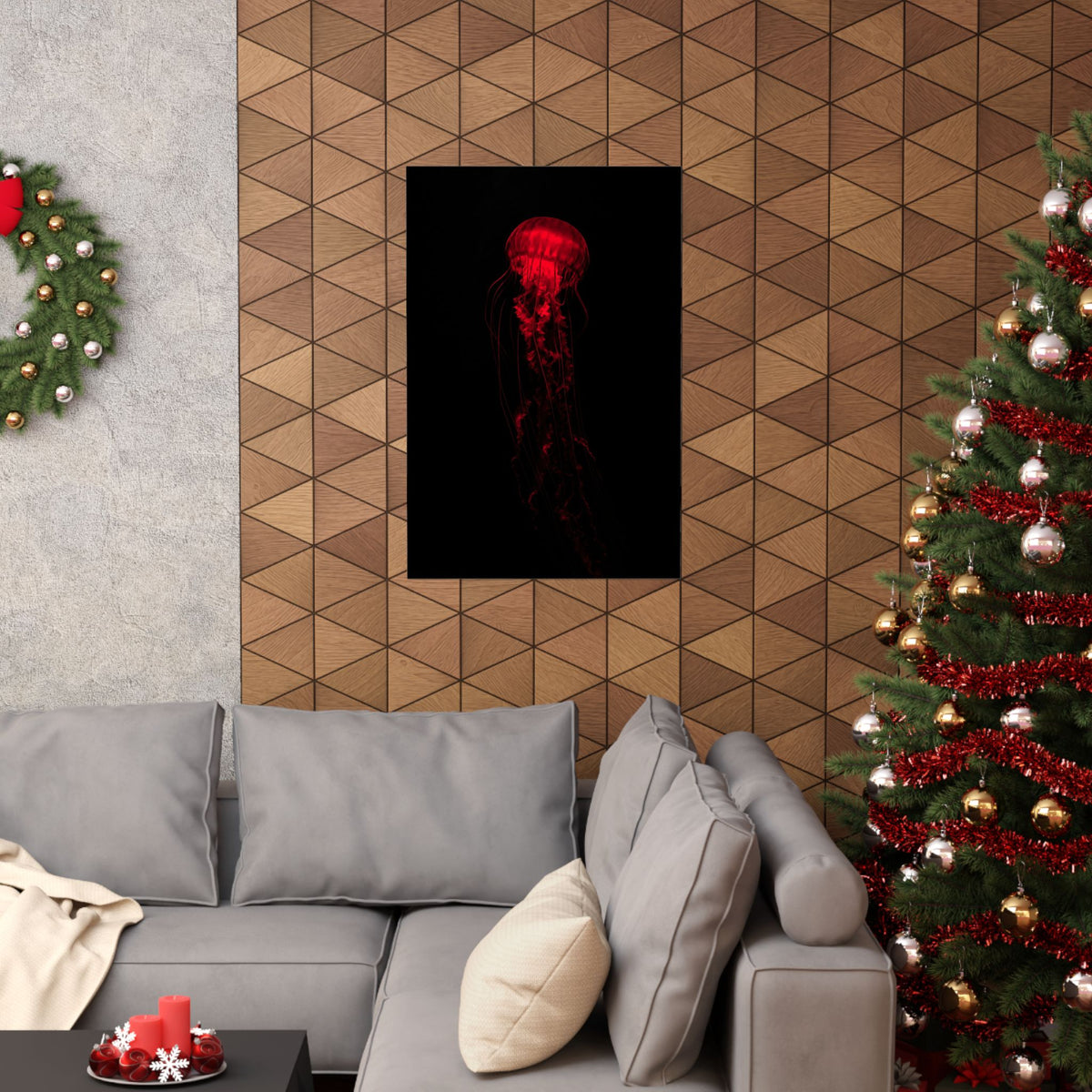 The Drifter - Red Wall Art Decor | Matte Poster