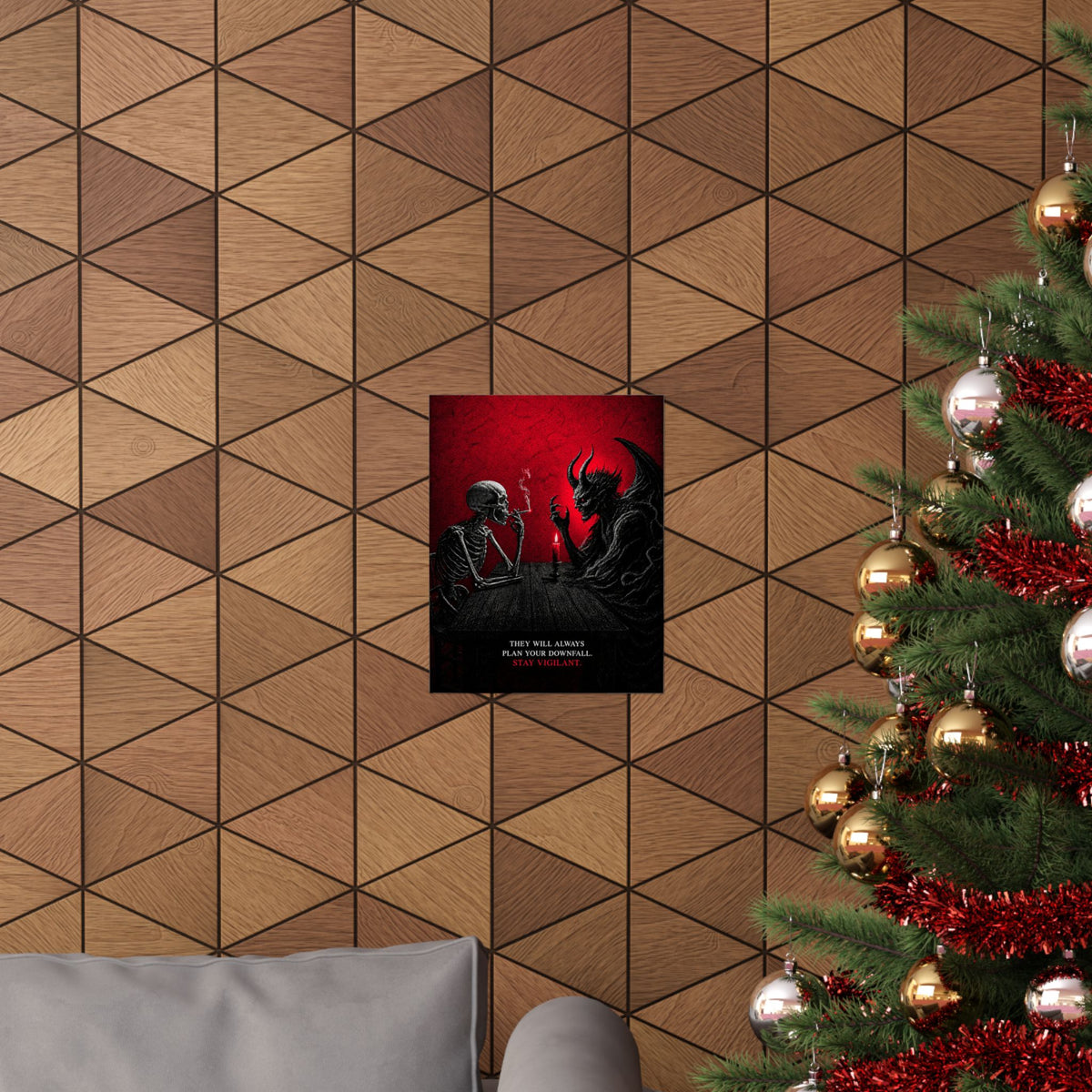 Stay Vigilant - Dark Wall Art | Matte Poster