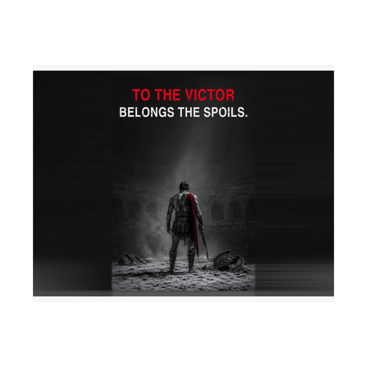 To the Victor - Gladiator Wall Art | Matte Poster (Landscape)