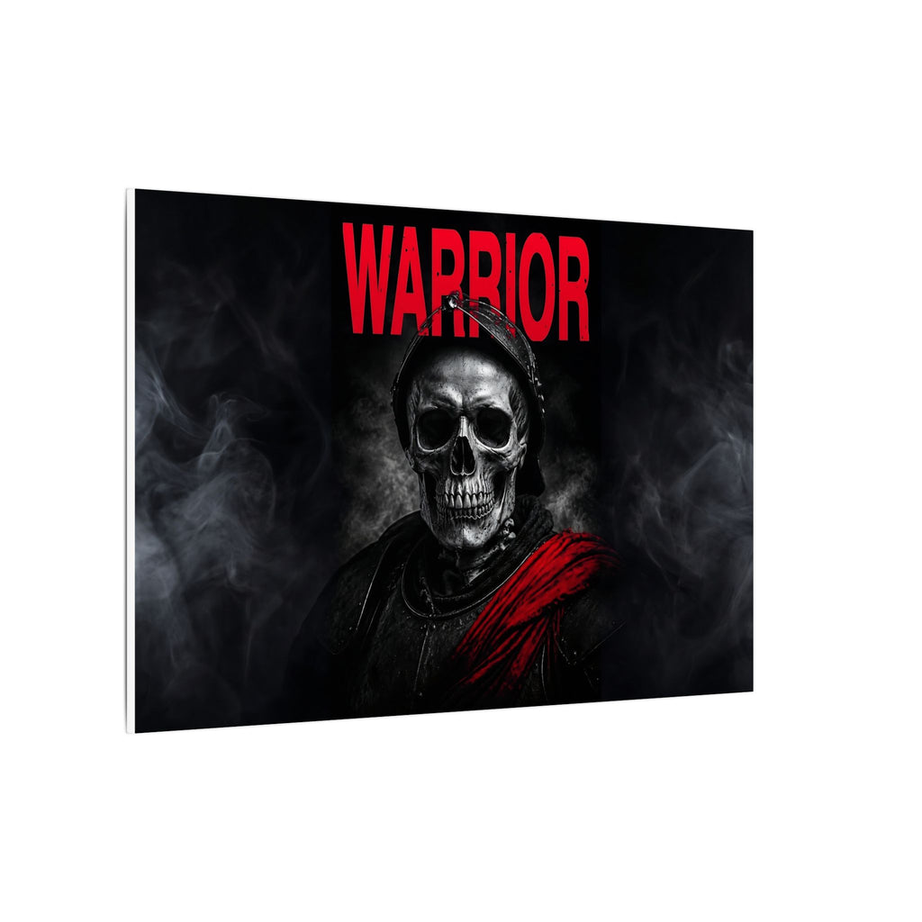 Warrior - Skull Painting | Canvas (Landscape)