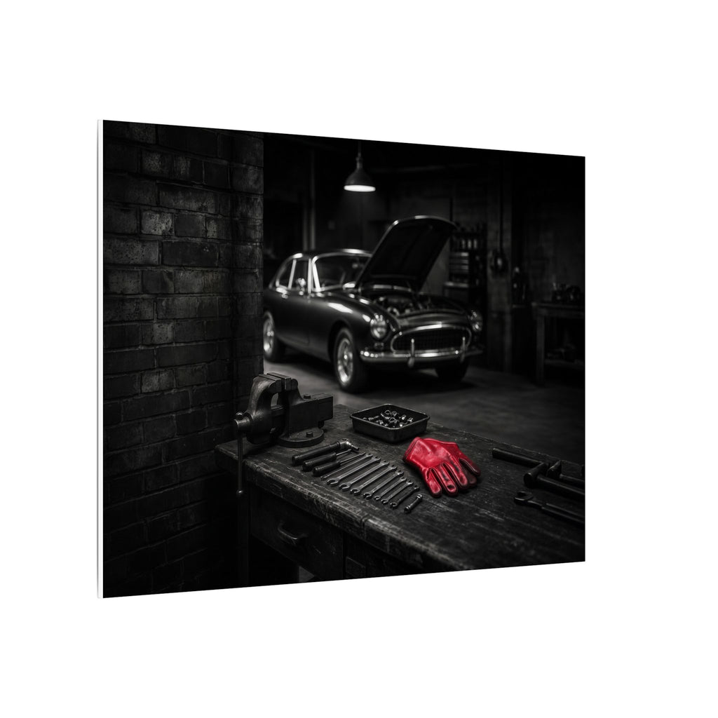 Built, Not Bought - Garage Wall Art | Canvas (Landscape)