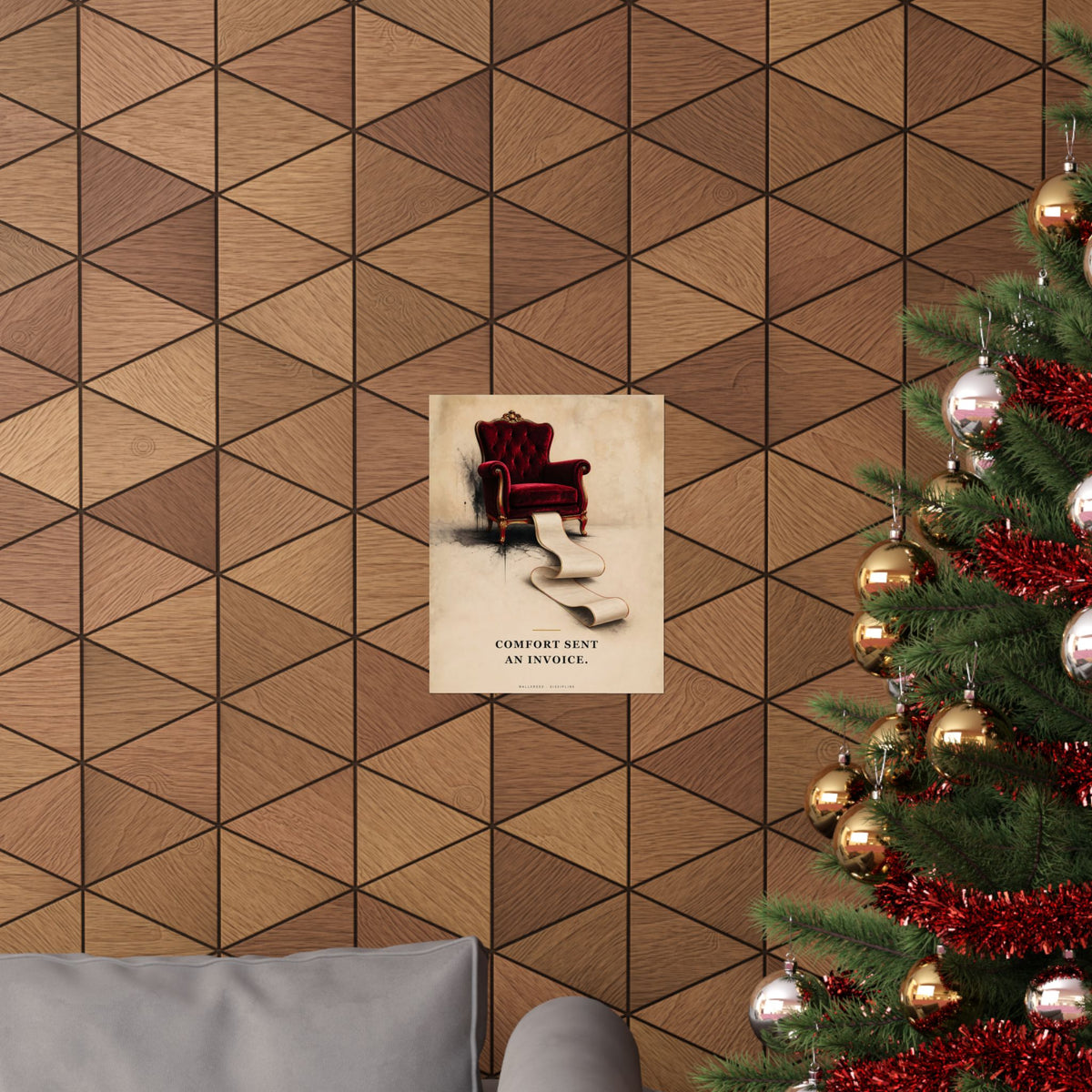 Comfort Sent an Invoice - Funny Wall Art | Matte Poster