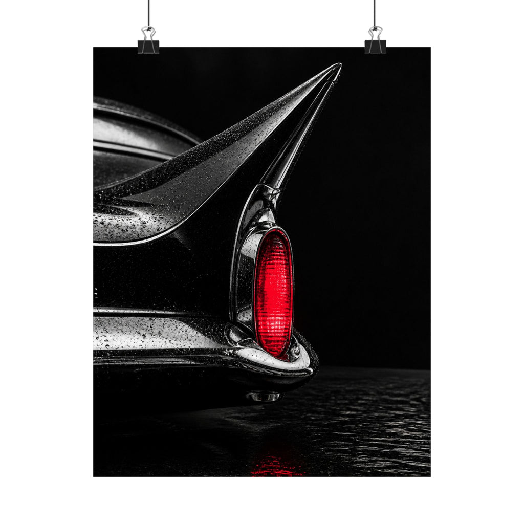Ruby Tail - Classic Car Wall Art | Matte Poster