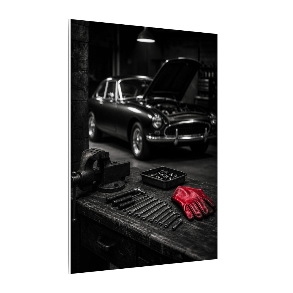 Built, Not Bought - Garage Wall Art | Canvas