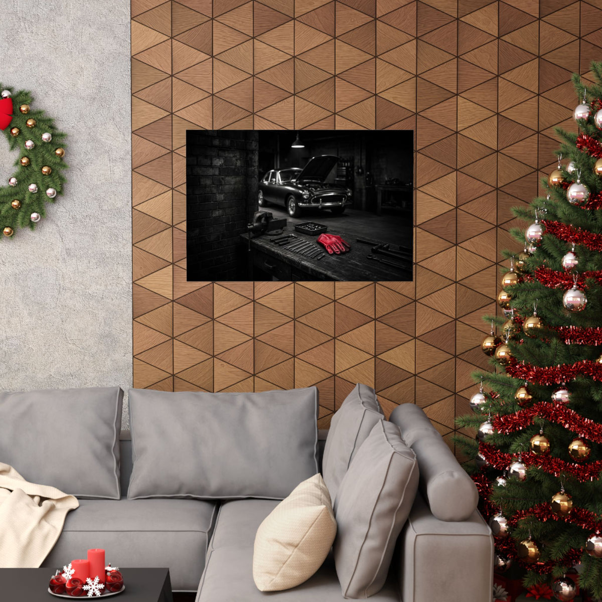 Built, Not Bought - Garage Wall Art | Matte Poster (Landscape)