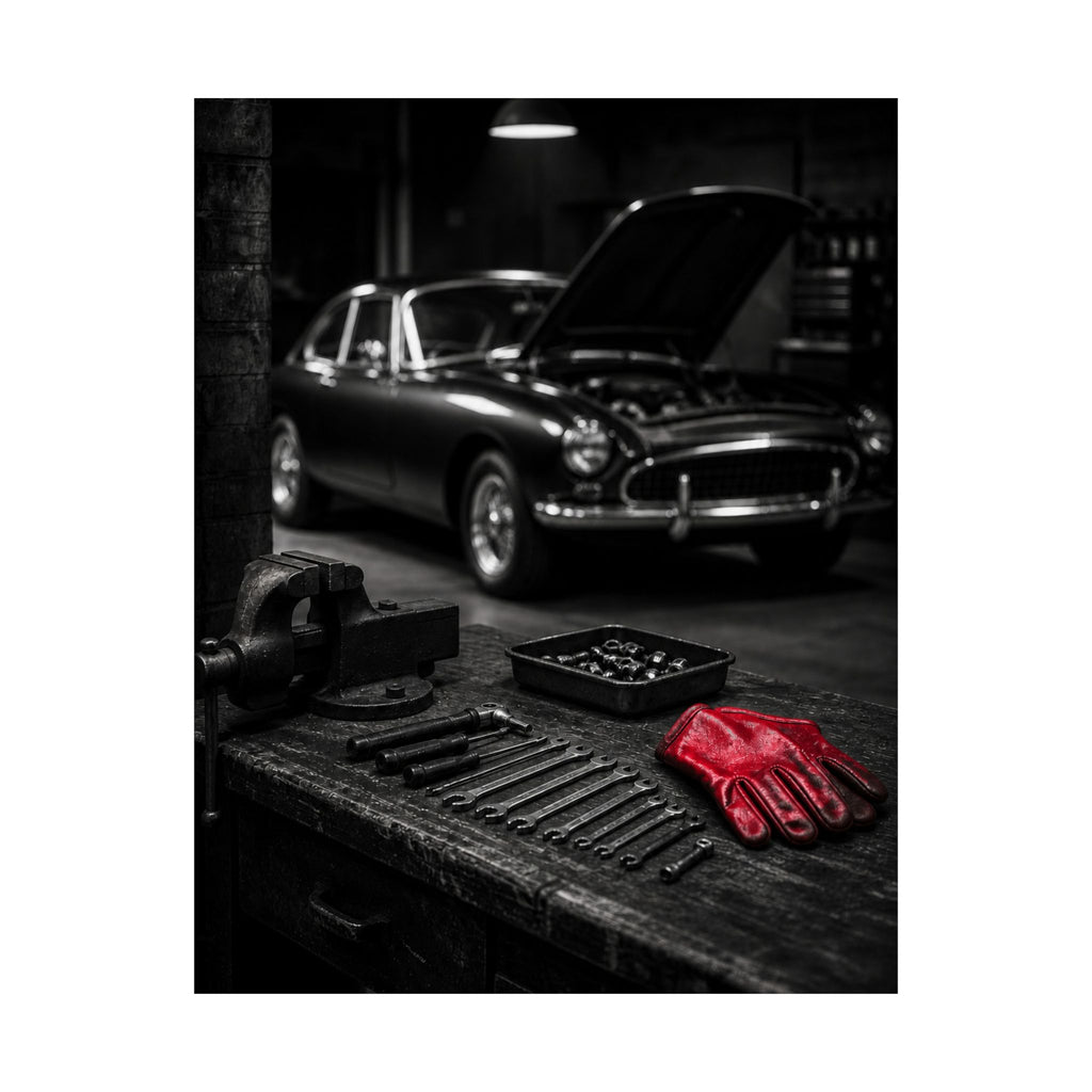 Built, Not Bought - Garage Wall Art | Matte Poster