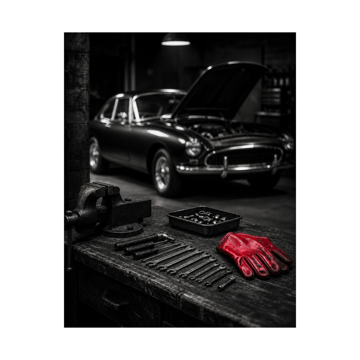 Built, Not Bought - Garage Wall Art | Matte Poster