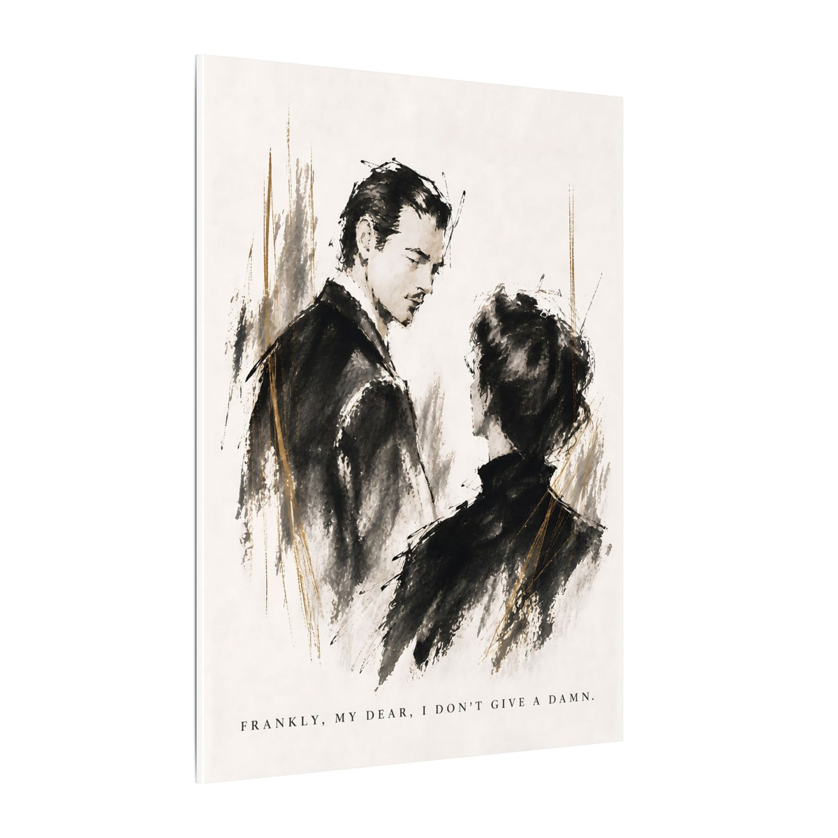 Frankly My Dear - Romantic Noir Wall Art | Canvas