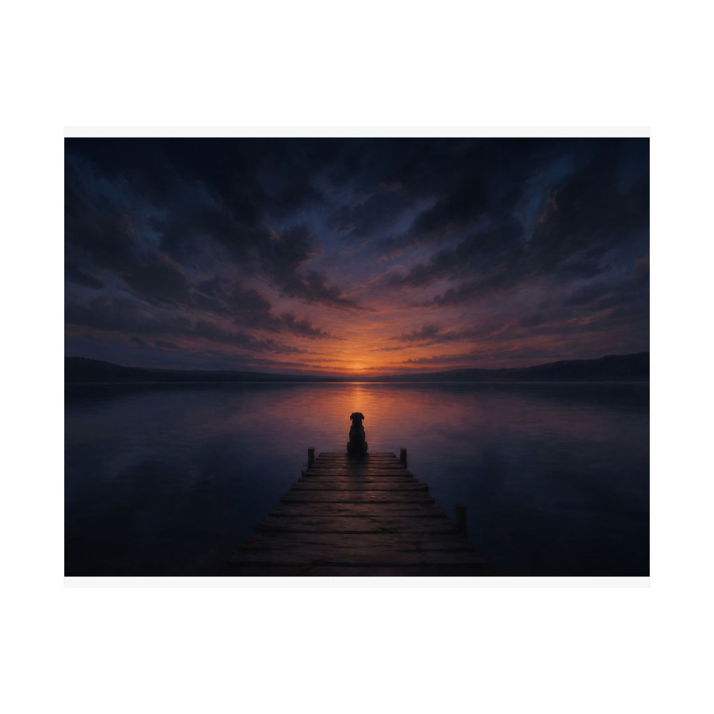 The Wait - Bedroom Wall Art | Matte Poster (Landscape)