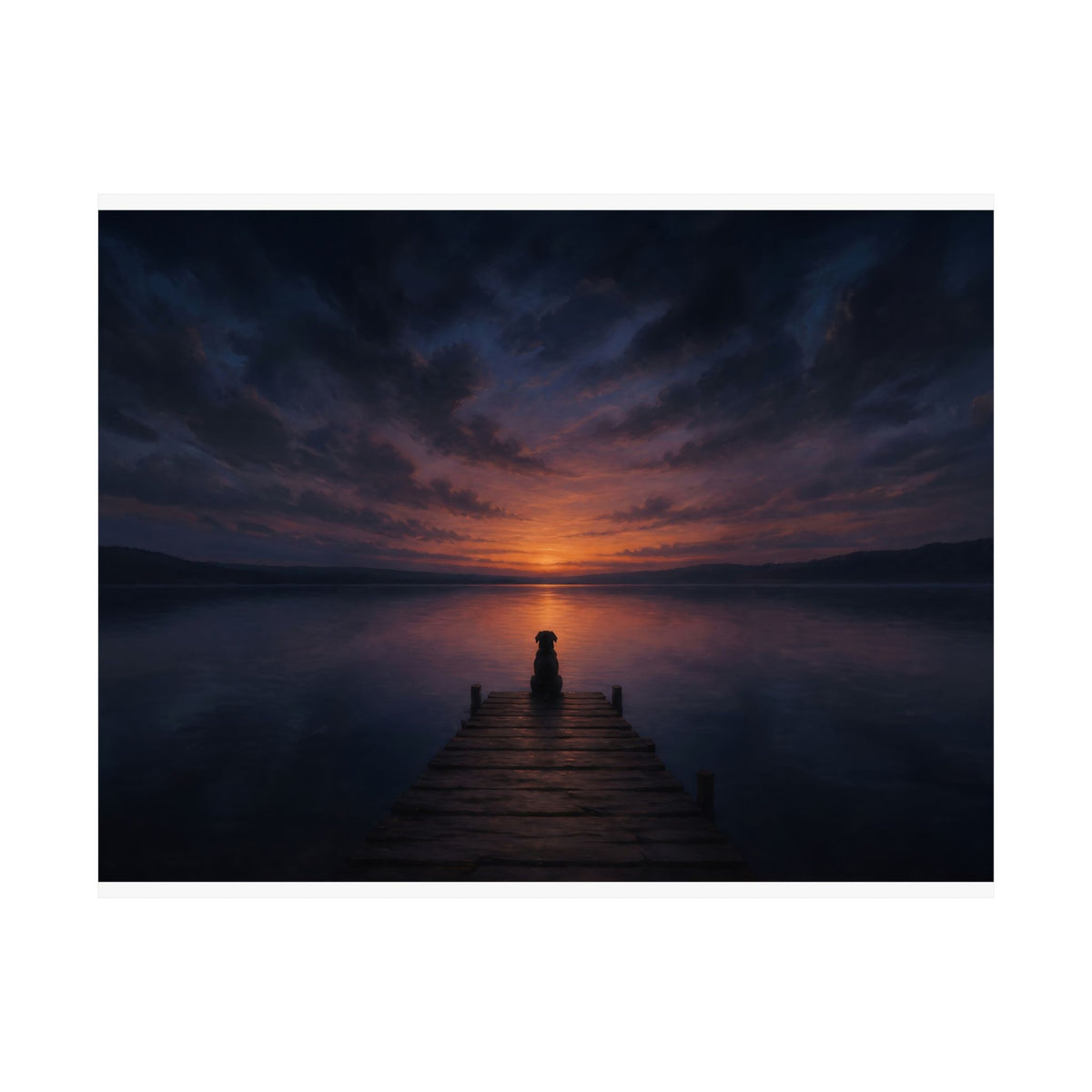 The Wait - Bedroom Wall Art | Matte Poster (Landscape)