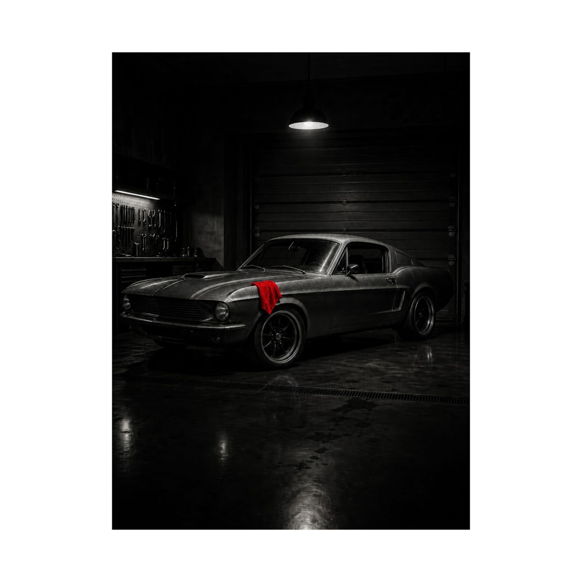 Private Sanctuary - Garage Wall Art | Matte Poster