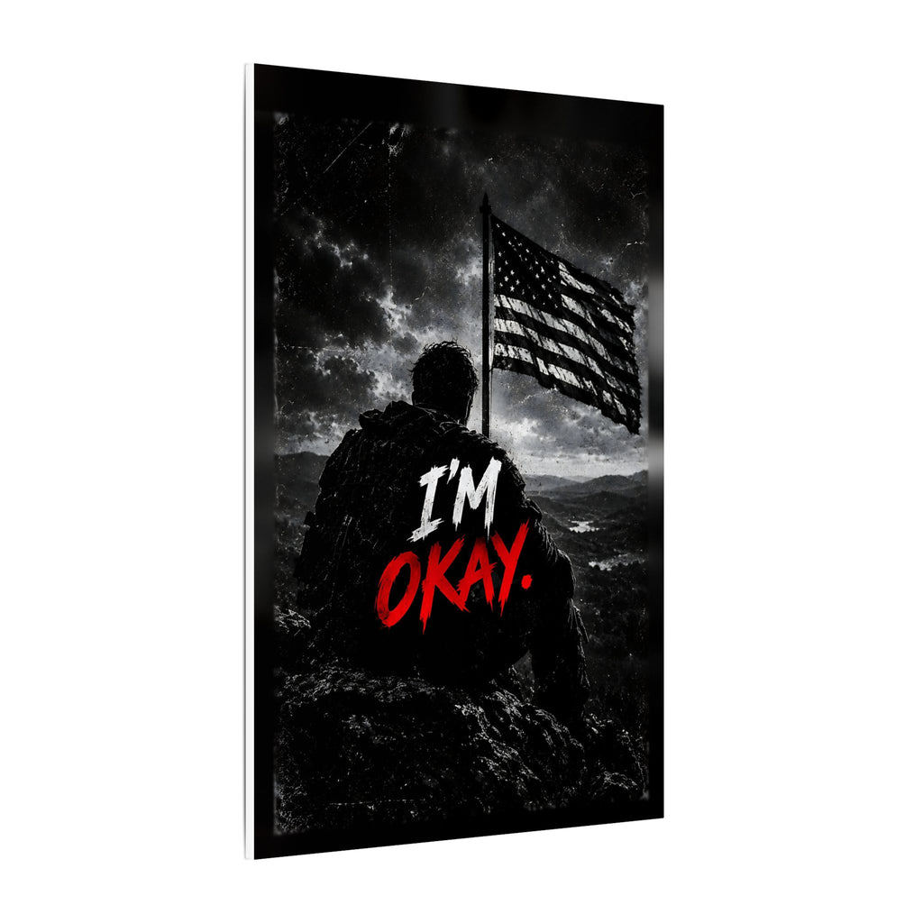 I'm Okay - Man Cave Wall Art | Canvas