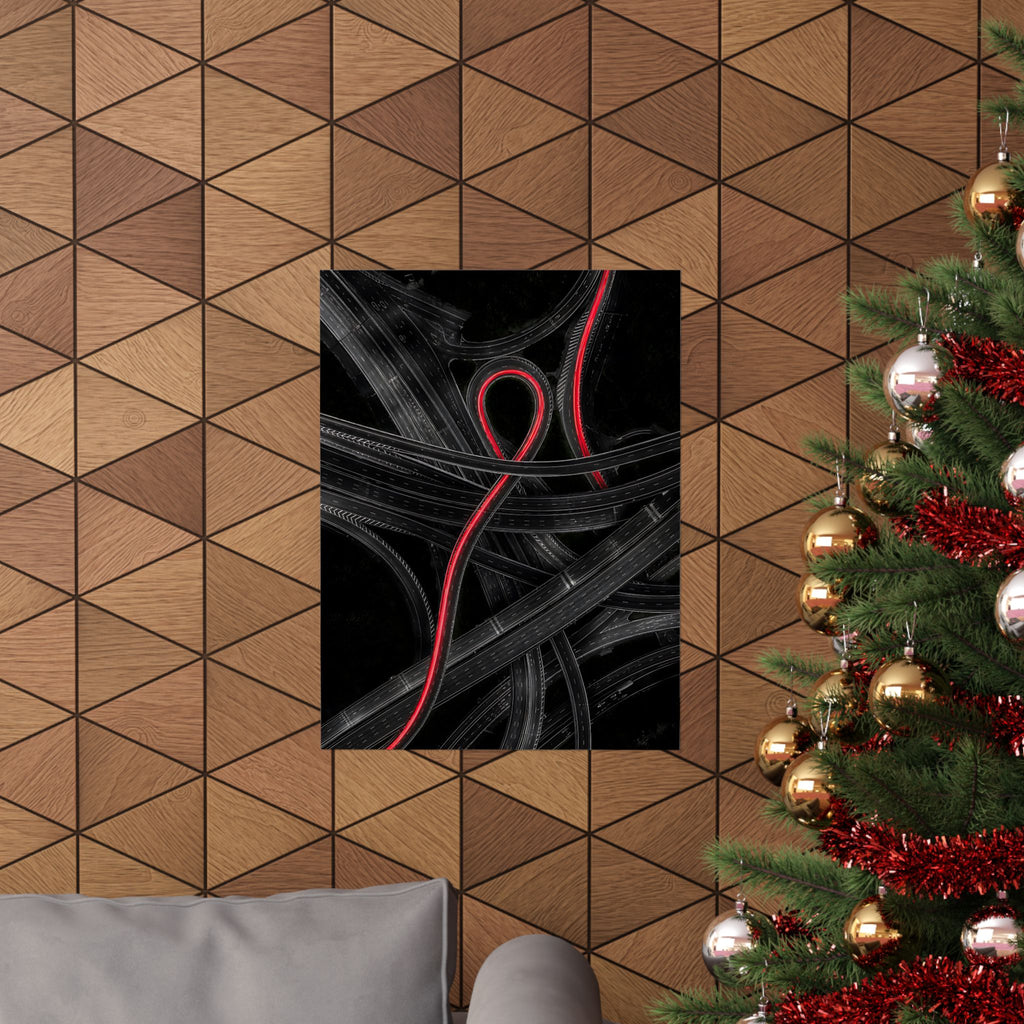 The Route - Car Wall Art | Matte Poster