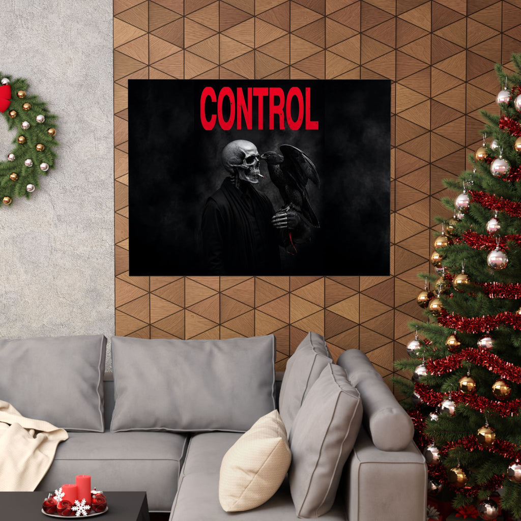 Control - Gothic Raven Artwork | Matte Poster (Landscape)