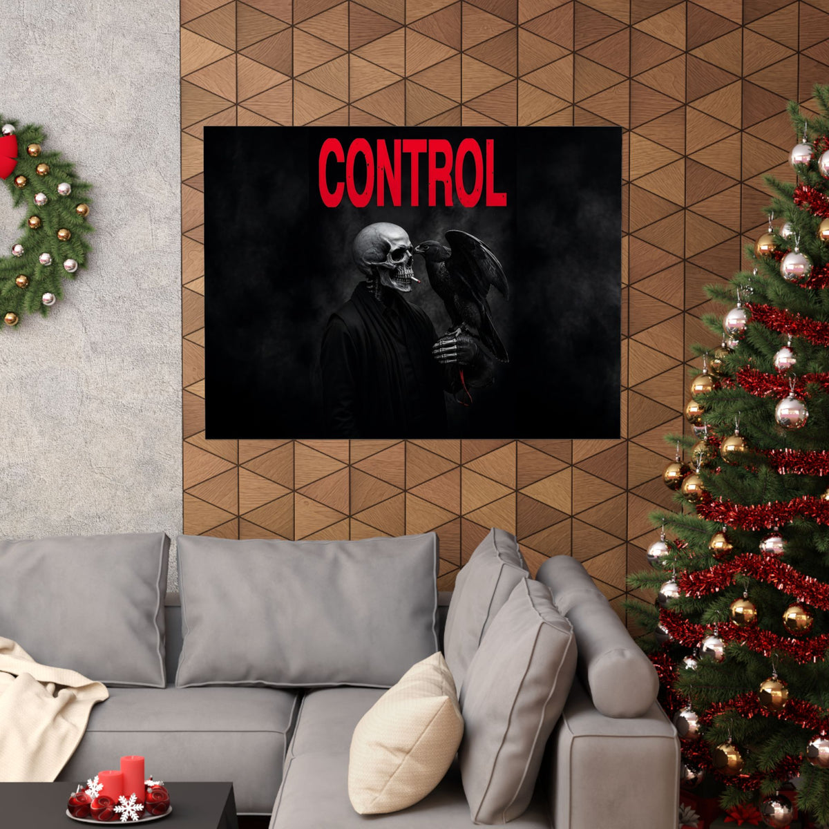Control - Gothic Raven Artwork | Matte Poster (Landscape)