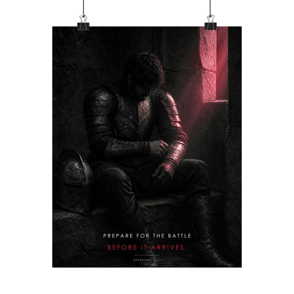 Before the Battle - Armor of God Wall Art | Matte Poster