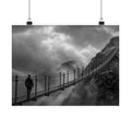 Cross What Scares You - Bedroom Art Prints | Matte Poster (Landscape)