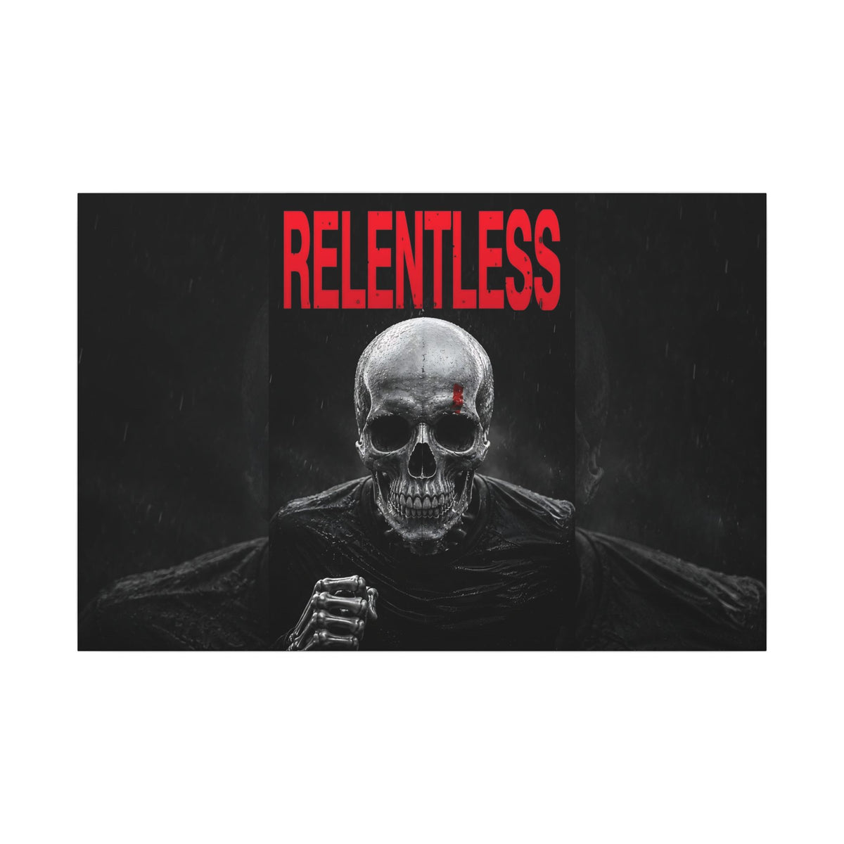 Relentless - Skull Wall Art | Canvas (Landscape)