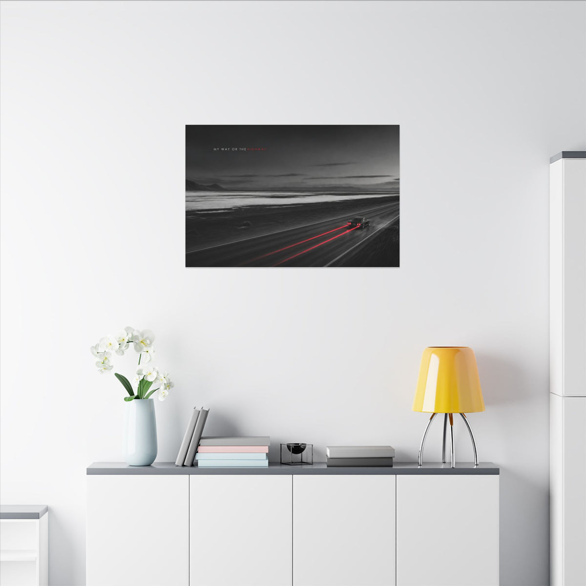 My Way or the Highway - Car Wall Art | Canvas (Landscape)