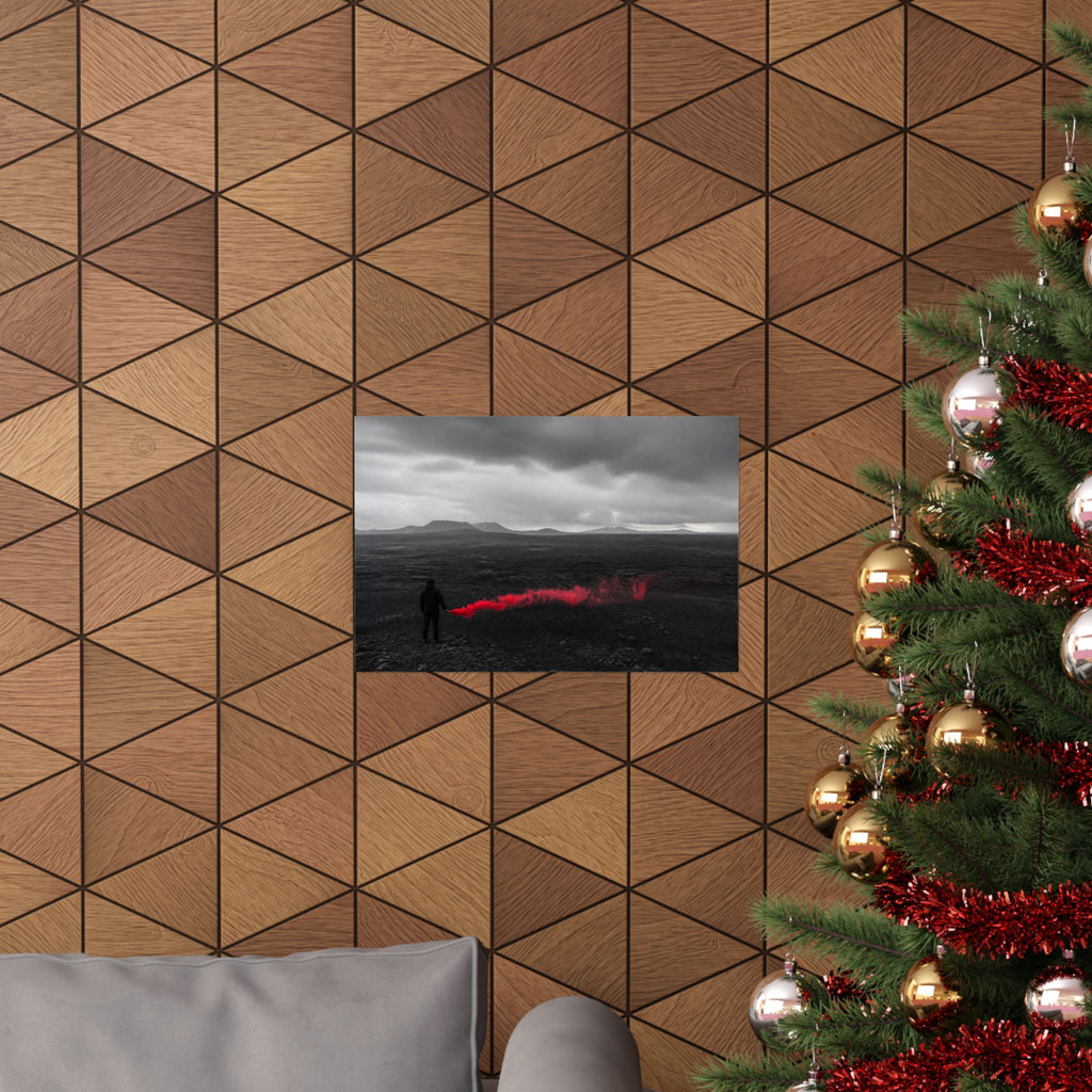 Refuse to Disappear - Above Bed Wall Art | Matte Poster (Landscape)
