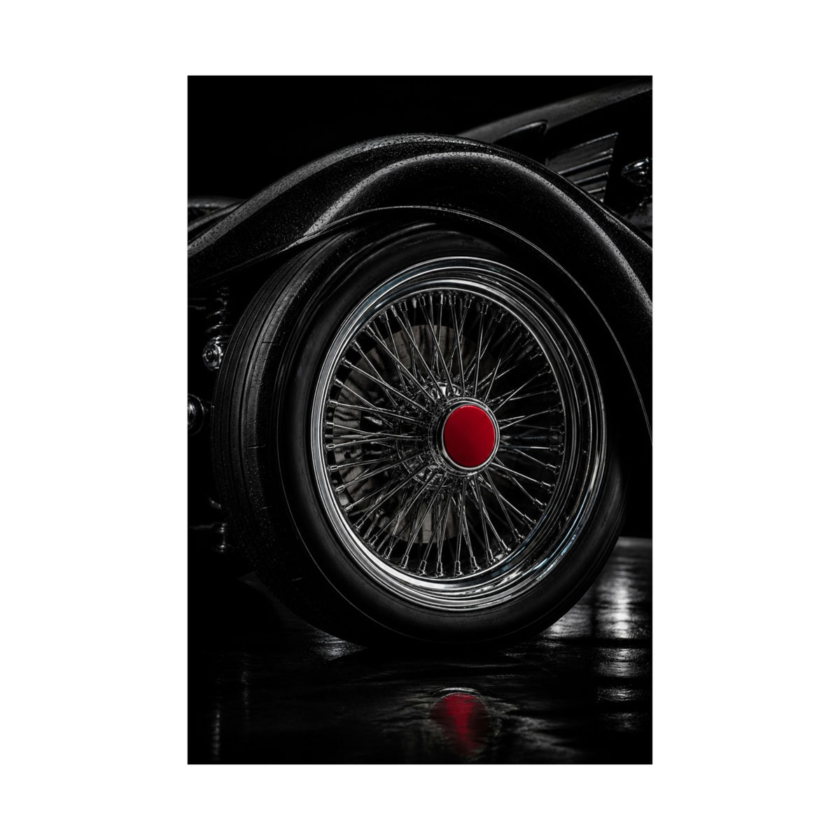 Spoke and Steel - Classic Car Wall Art | Matte Poster