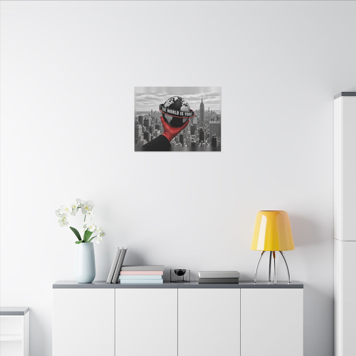 The World Is Yours - Money Wall Art | Canvas (Landscape)