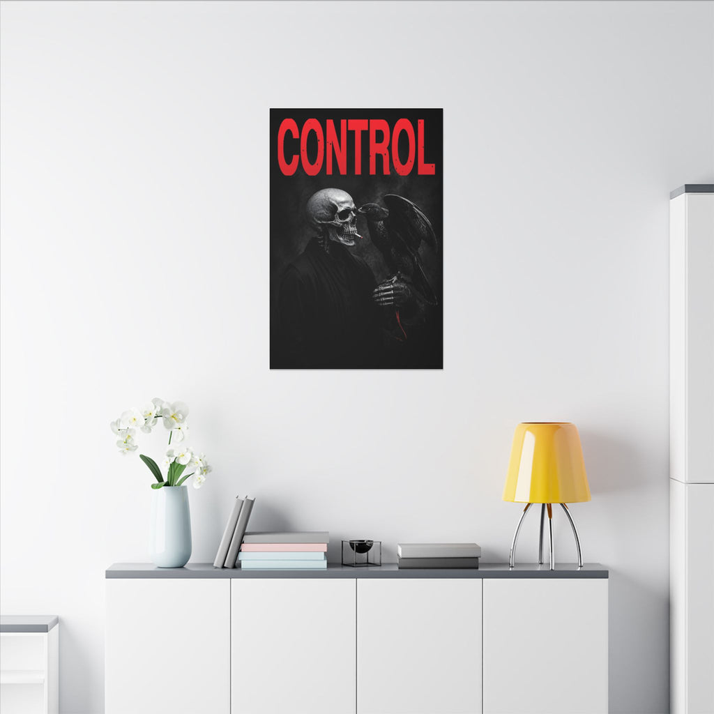 Control - Gothic Raven Artwork | Canvas