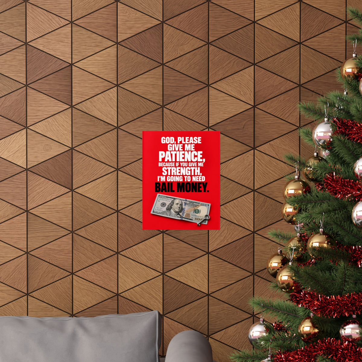 Bail Money - Meme Wall Art | Matte Poster
