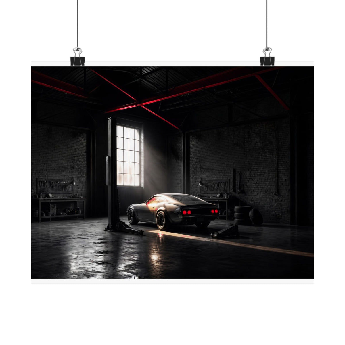 Collector Morning - Garage Wall Art | Matte Poster (Landscape)