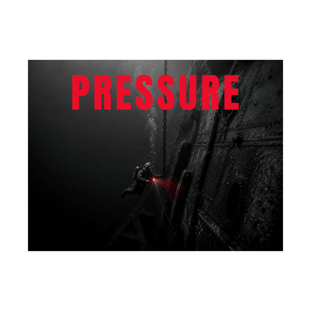 Control the Pressure - Gym Wall Art | Matte Poster (Landscape)