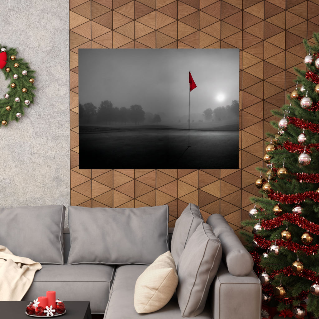 Flag on the Green - Wall Art For Executive Offices | Matte Poster (Landscape)