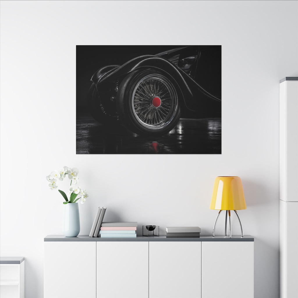 Spoke and Steel - Classic Car Wall Art | Canvas (Landscape)