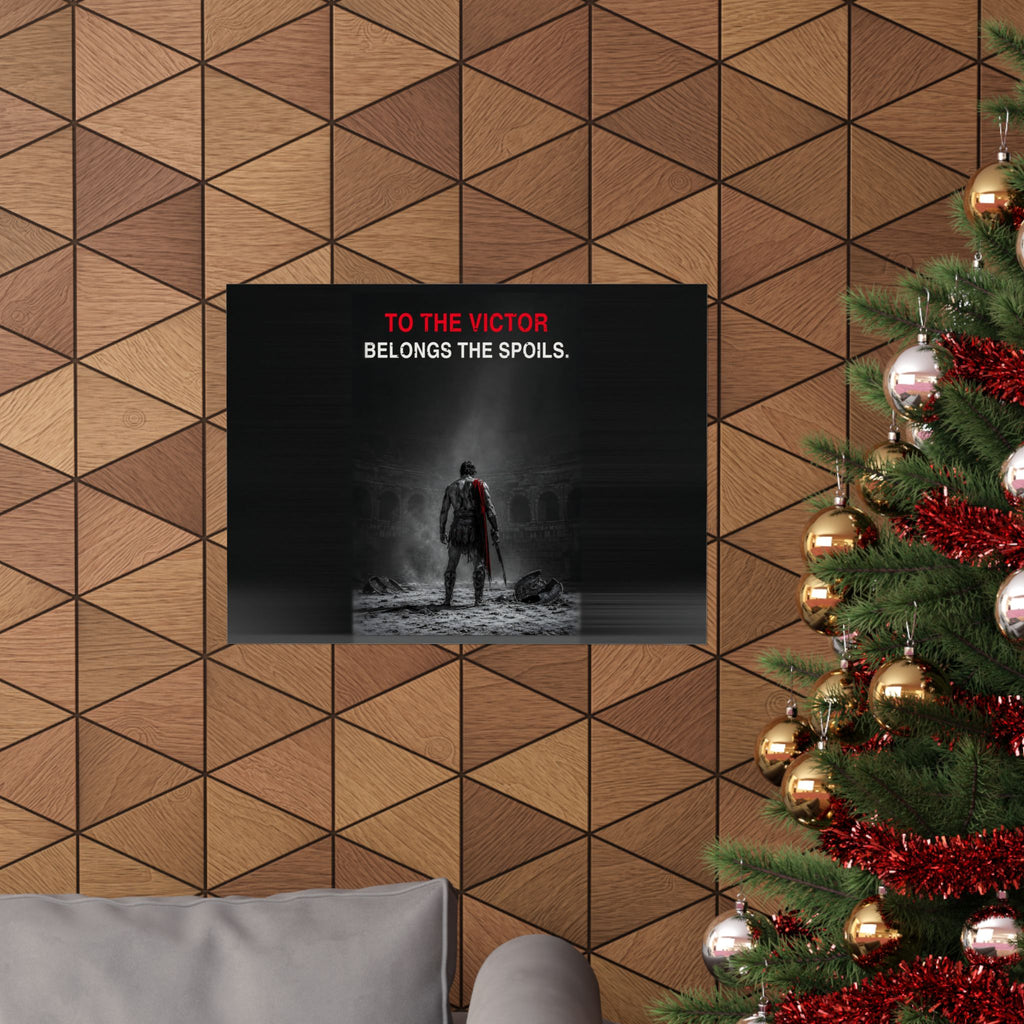 To the Victor - Gladiator Wall Art | Matte Poster (Landscape)