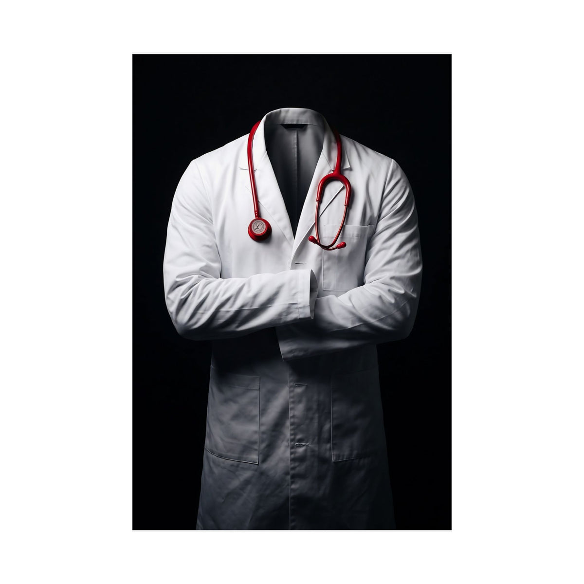 The White Coat - Doctor's Office Wall Art | Matte Poster