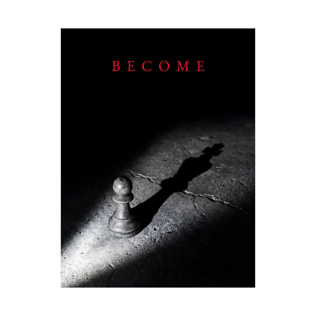Become - Chess King Shadow Wall Art | Matte Poster
