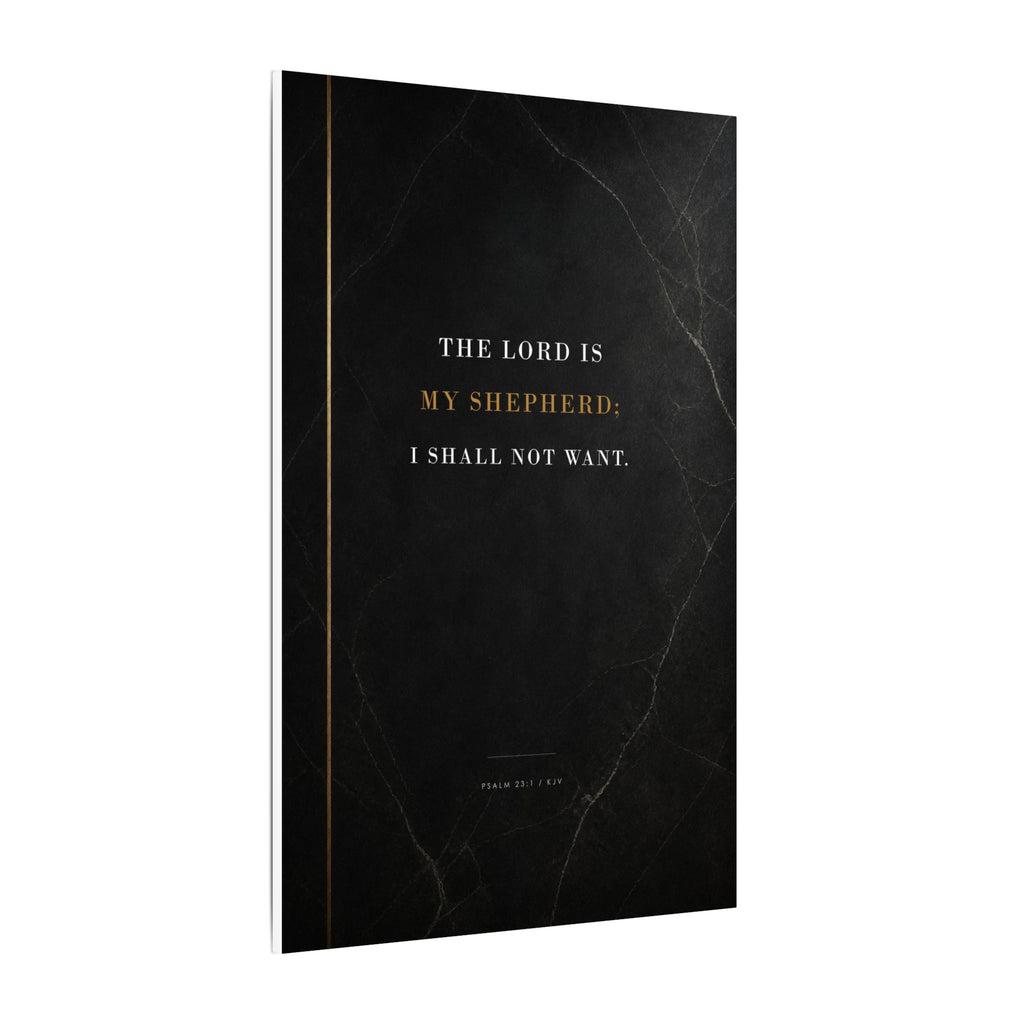 The Lord Is My Shepherd - Psalm 23 Scripture Wall Art | Canvas