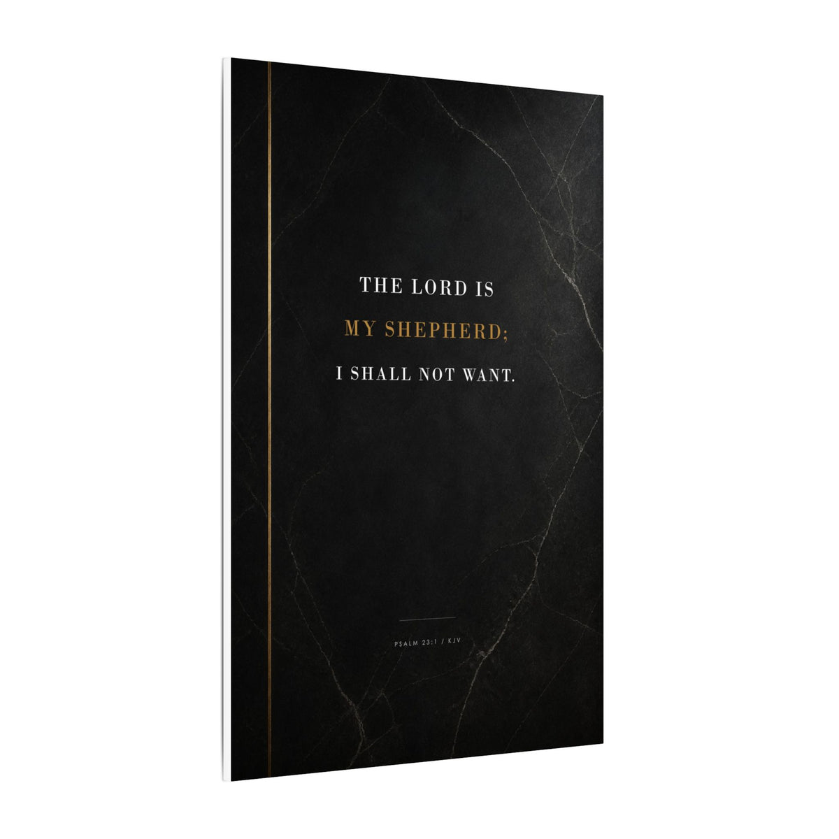 The Lord Is My Shepherd - Psalm 23 Scripture Wall Art | Canvas