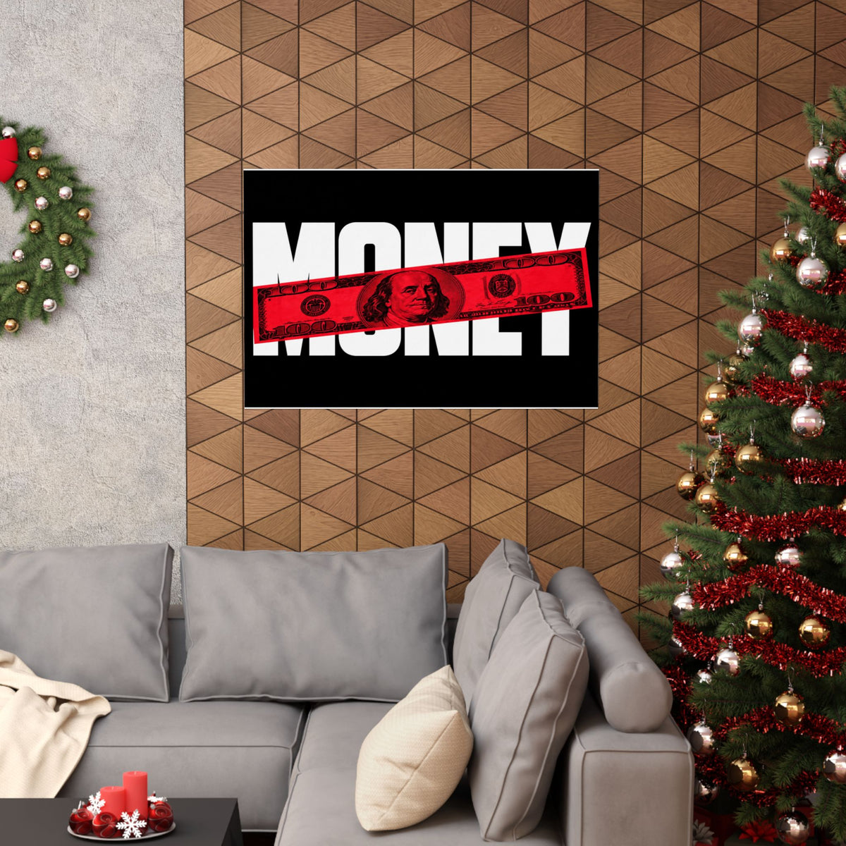 Money - Office Wall Art | Matte Poster (Landscape)