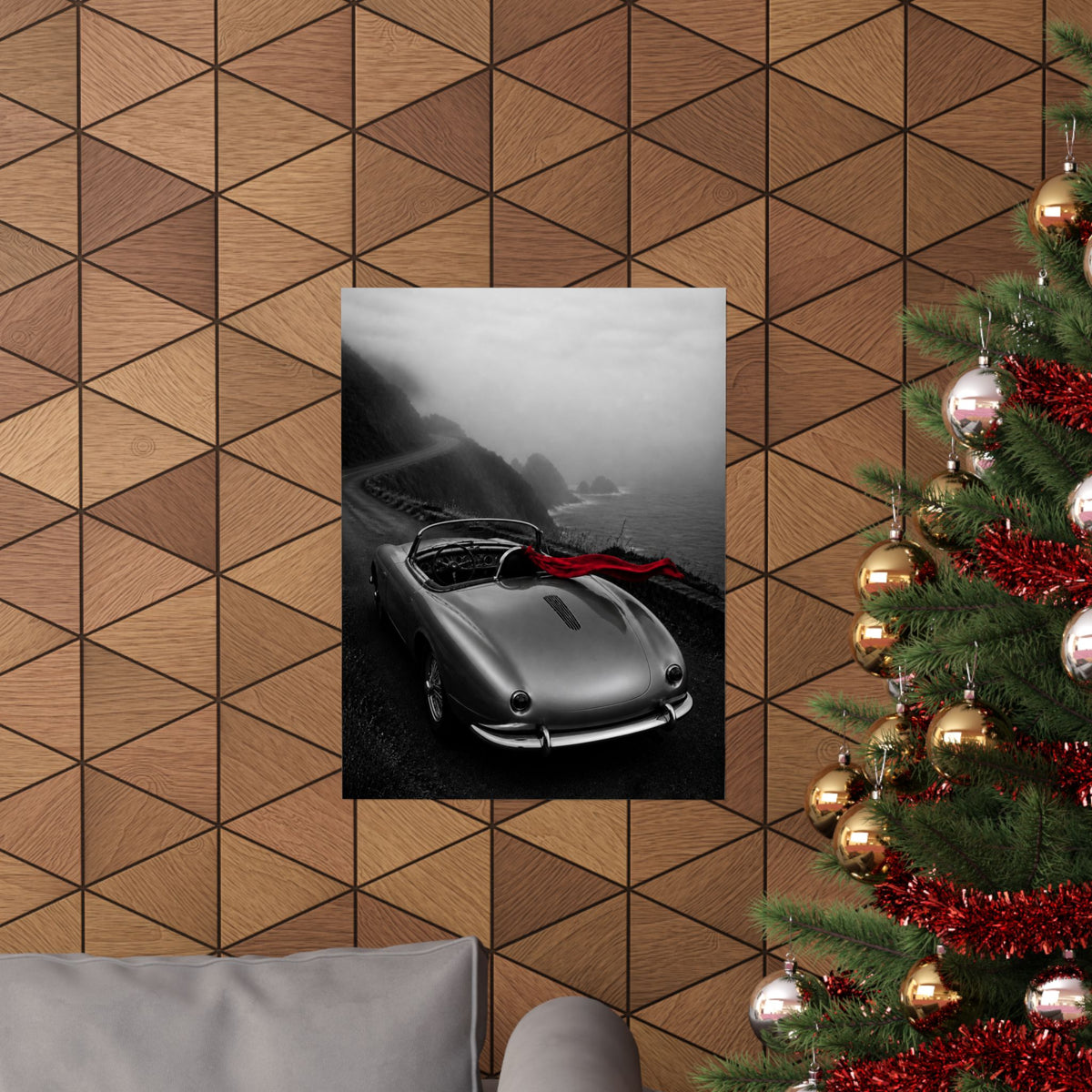 Coastal Roadster - Classic Car Wall Art | Matte Poster