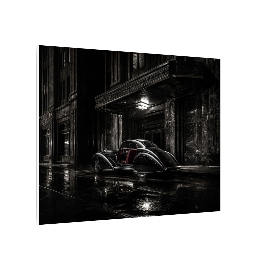 Art Deco Coupe - Art Deco Car Wall Art | Canvas (Landscape)