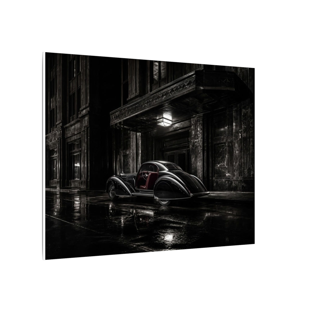 Art Deco Coupe - Art Deco Car Wall Art | Canvas (Landscape)