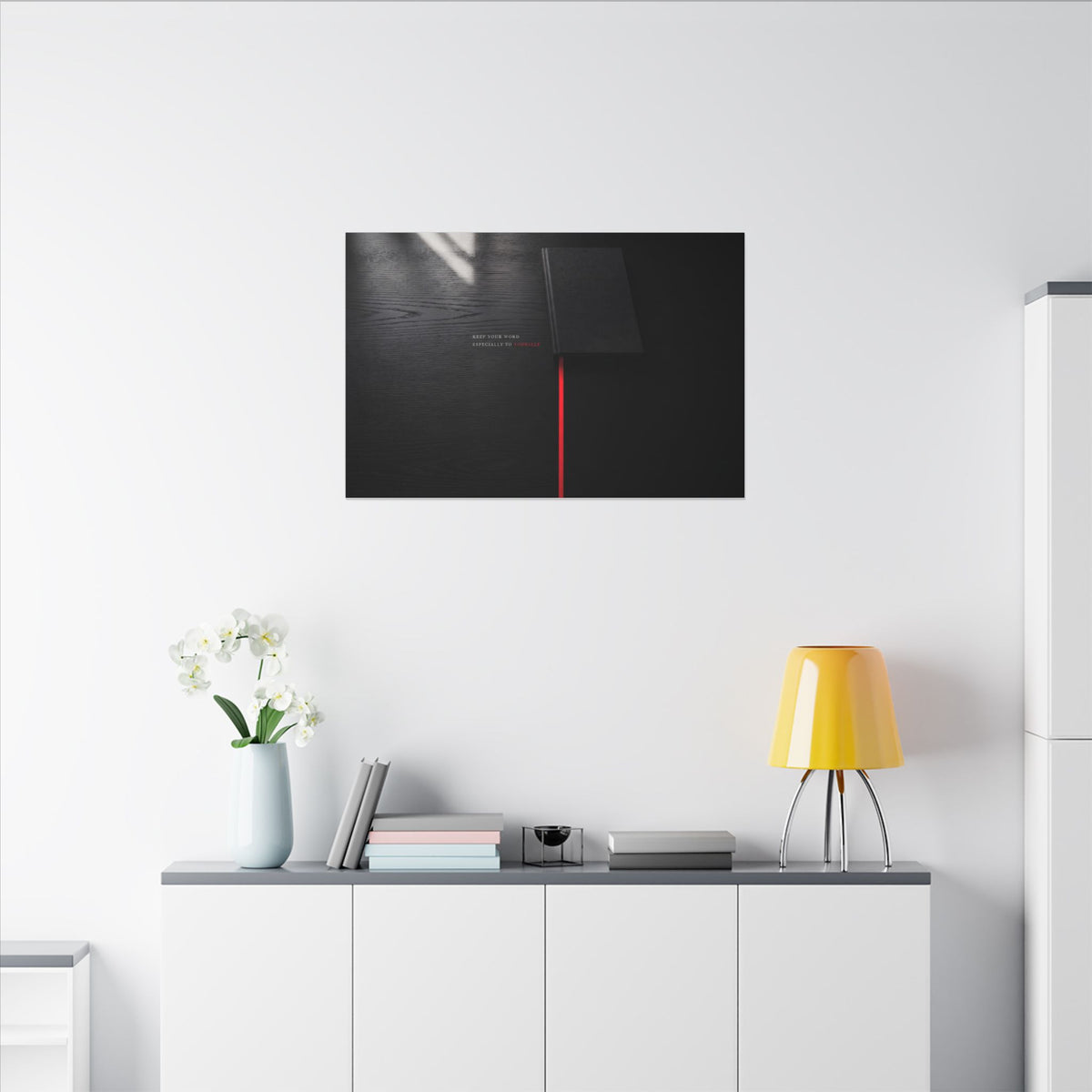 Keep Your Word - Quote Wall Art | Canvas (Landscape)