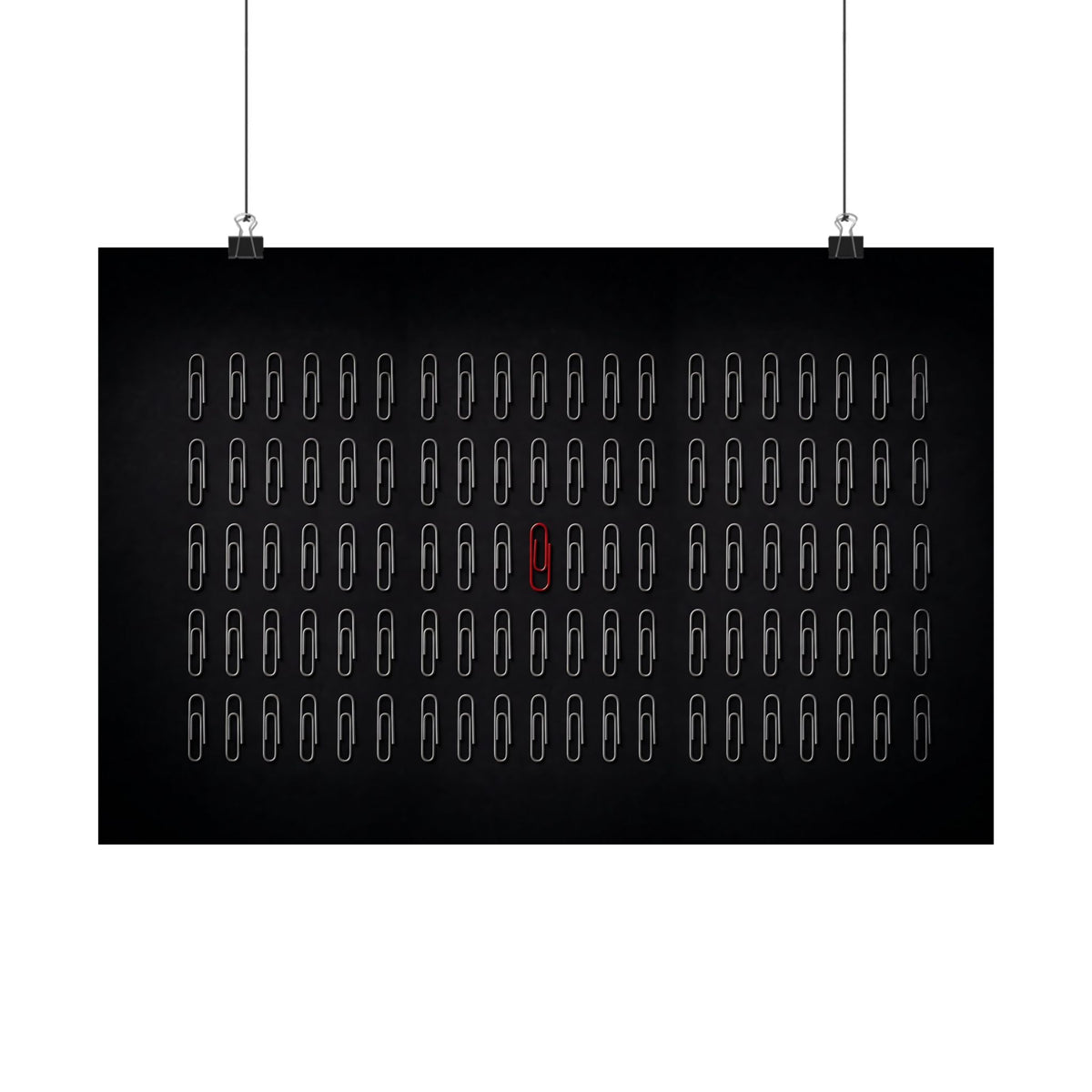 Against the Grid - Office Wall Art | Matte Poster (Landscape)