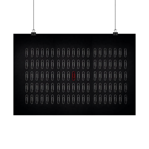 Against the Grid - Office Wall Art | Matte Poster (Landscape)