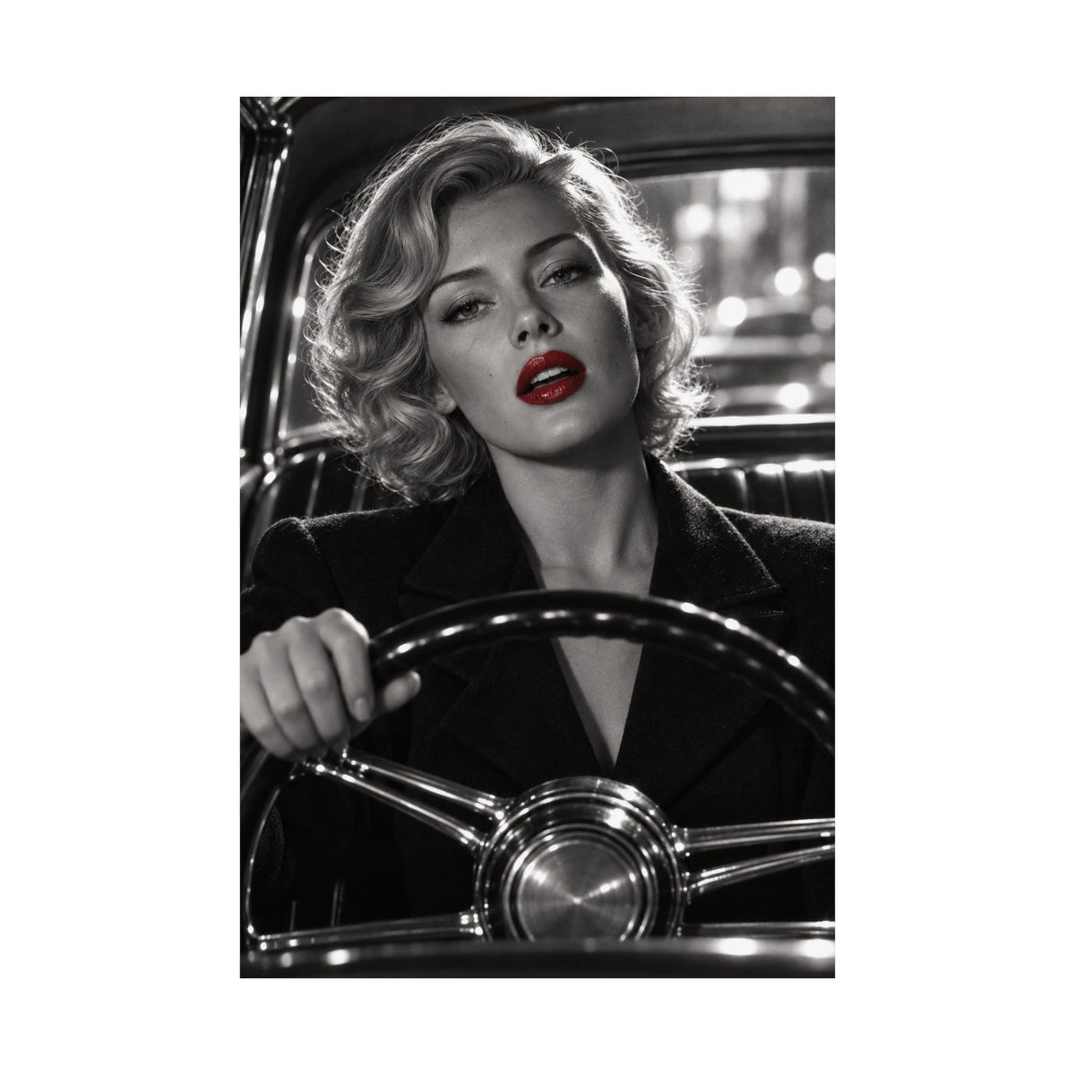 Night Drive - Bedroom Wall Art | Matte Poster